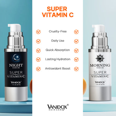 Super Vitamin C Morning and Night Serum Combo